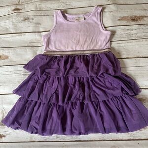 Hanna purple tulle swish dress fair faint stains 100